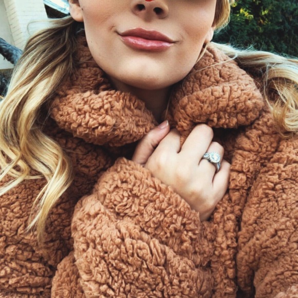 LAST 1 ll Fuzzy Teddy Bear Jacket - Picture 4 of 8